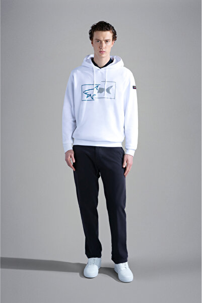 PAUL&SHARK MEN'S KNITTED POLOSHIRT C.WCOTTON