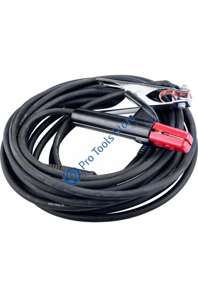 Rotor Set cabluri de sudură cu clemă de împământare, 16 mm², 300A