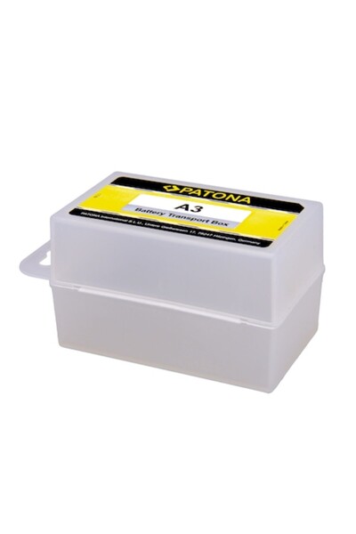 Patona battery storage/transport case for Panasonic DMW-BLJ13 NP-F550 NP-F770