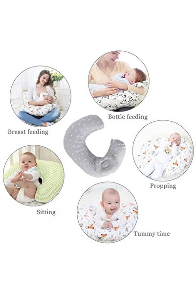 Kardett Baby nursing pillow, cotton, with washable and breathable cushion, support for pregnancy and feeding
