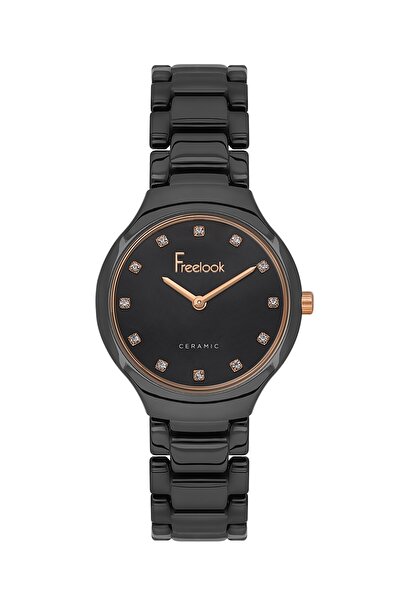 Freelook Women's Wristwatch Esfl.D.10018-5 Metal Band 30.5 mm Case Diameter