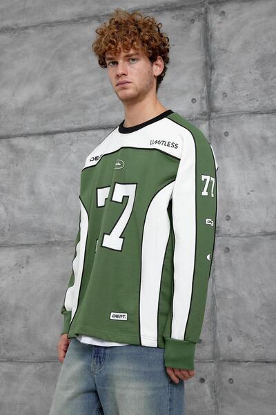 NOMARC ΠΡΑΣΙΝΟ ΝΟΜΕΡΟ 77 Ο oversized ΦΟΥΤΕΡ