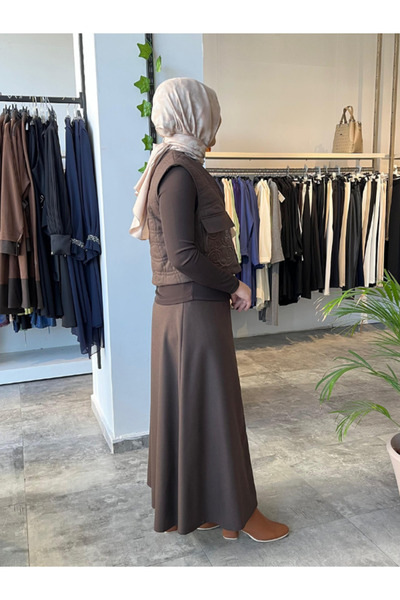 Zühre Patterned Pocket Detailed Triple Combination Set Tk-1650