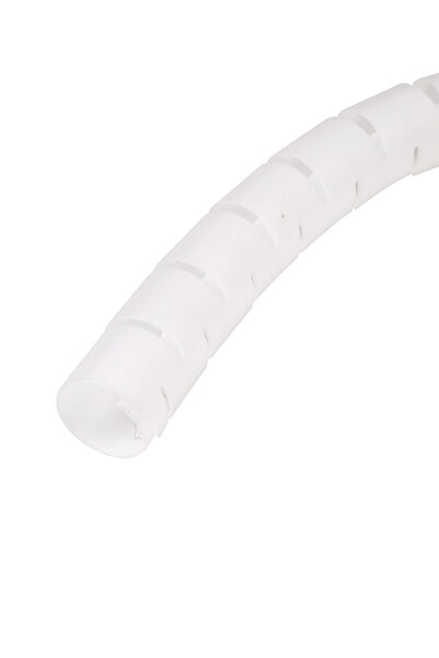 Lawazim Cable Sleeve 1.5 m×22 mm White - Flexible Wire Organizer for Home and Office