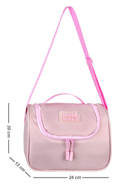 Waddell Licensed Girl's Pink Thermal Lunch Box and Meal Bag