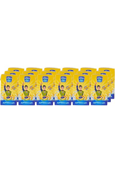 Nadec Banana Flavoured Uht Milk, 18 X 125 Ml