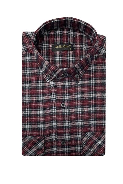 ATİLLA ÖZER Winter Cashmere Men's Shirt - 7463