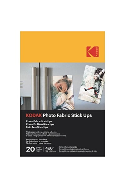 Kodak Hârtie adezivă pentru textile foto, detașabilă, 10x15 cm