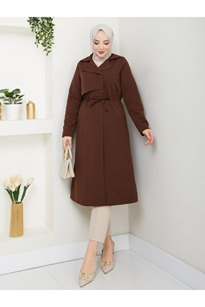 Moda Manga Uzun Trençkot