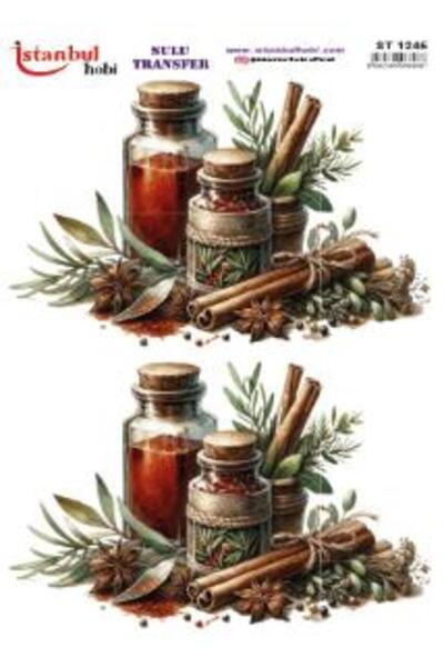 İstanbul Hobi ورق نقل مائي 25×35 سم ST-1245