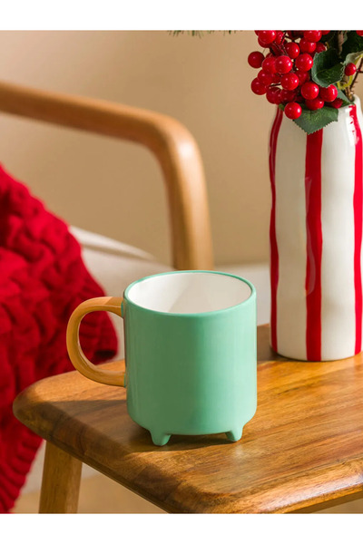 LC Waikiki Lcw Home Mixed Animal Printed Ceramic Mug 490 ml