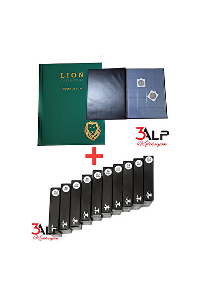 3Alp Koleksiyon Madeni Kapamalı Albüm ve Kapama Set-200 lü Madeni Kapamalı Pa...