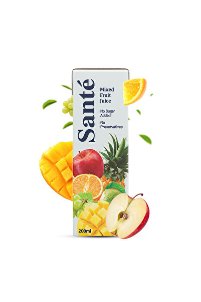 Sante Carton Mixed Fruit Juice (Combi Block) - 24 x 200 ml