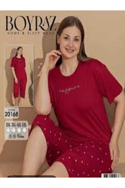 BOYRAZ Battal Size Capri Pajama Set