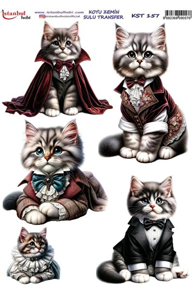 İstanbul Hobi Dark Background Water Transfer Paper 25X35Cm Kst-157