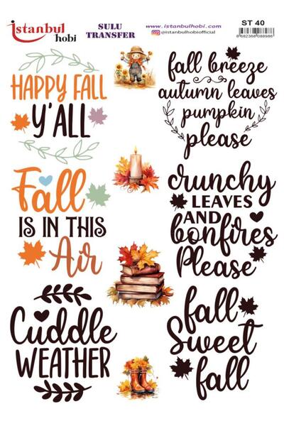 İstanbul Hobi Water Transfer Paper 25X35Cm St-040