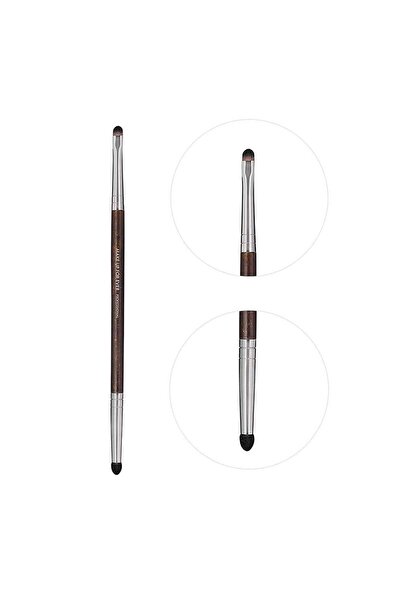 Make Up For Ever فرشاة تظليل وتلطيخ مزدوجة الأطراف 204