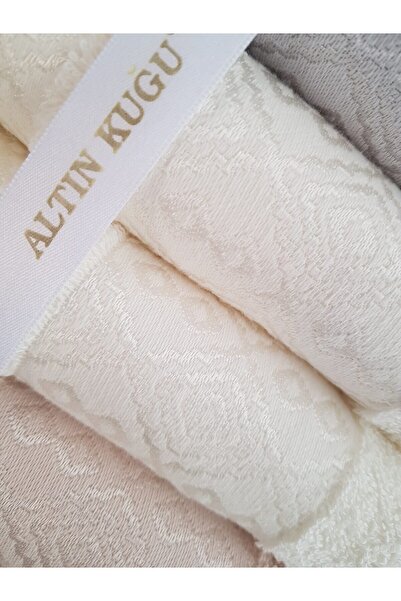 Özdilek Πετσέτα Προσώπου Dory 6 Τεμαχίων - Ροζ Κρέμα Λιλά