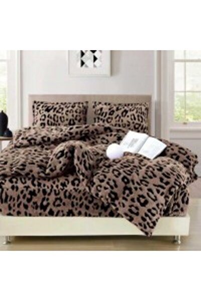 Cocolino SHEEPSKIN LINGERIE, 4 pieces with elastic, BROWN 3D ANIMAL PRINT MODEL IN RELIEF LC4PE