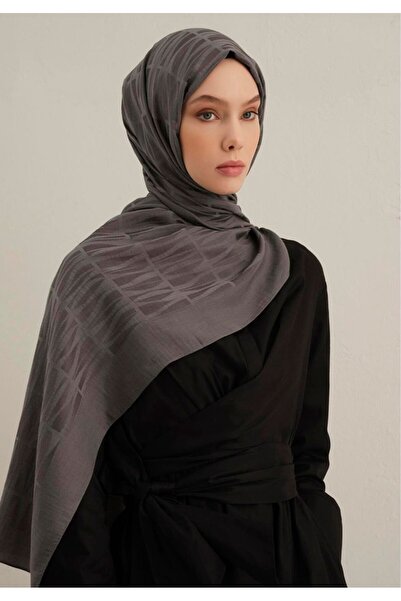 Armine Şal cu model Lyocell Naia SMOKED