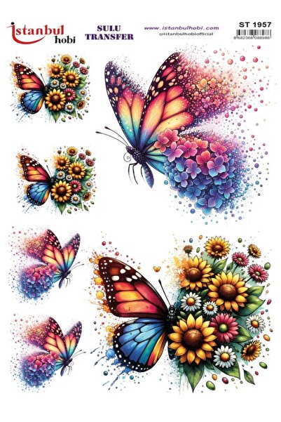 İstanbul Hobi Water Transfer Paper 25X35Cm St-1957
