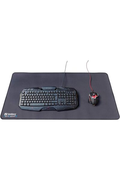 Sandberg XXXL Extra Large Gaming Desk Pad – Desk Mat, Desk Protection Base (B...