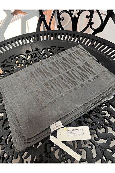 Armine Şal cu model Lyocell Naia SMOKED