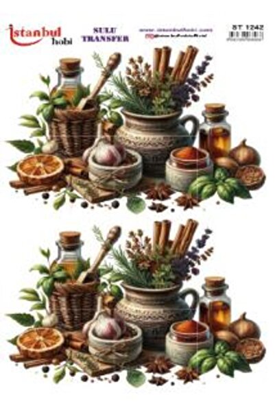 İstanbul Hobi ورق نقل مائي 25×35 سم ST-1242