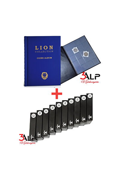 3Alp Koleksiyon Madeni Kapamalı Albüm ve Kapama Set-200 lü Madeni Kapamalı Pa...
