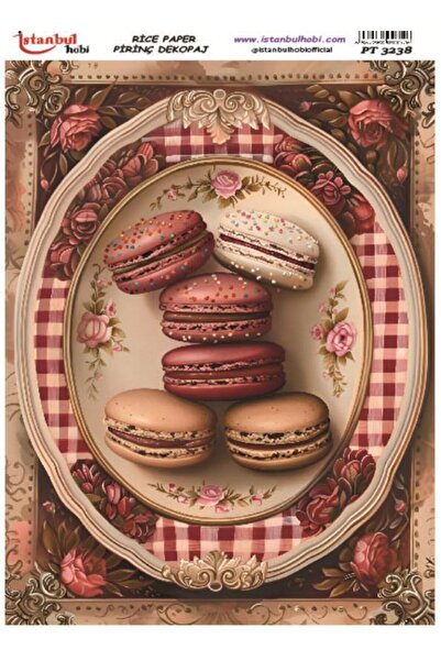 İstanbul Hobi ورق ديكور نحاسي 30×42 سم PT-3238 لغرفة المطبخ