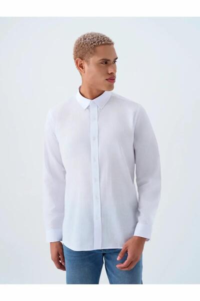 Loft Long Sleeve Men's Shirt Lf2037403 White