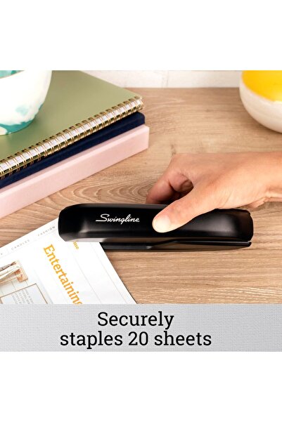 Swingline 54551 Jam-Resistant Stapler, Black