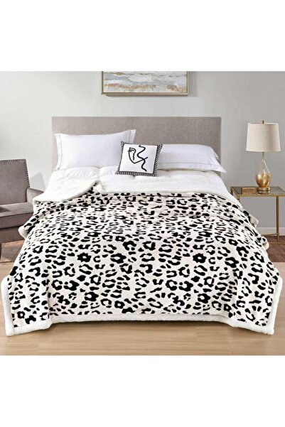 OEM Cocolino fluffy blanket, ZIPPERED ENVELOPE with fur, 3D ANIMAL PRINT MODEL, 200 x 230cm, for 2 people