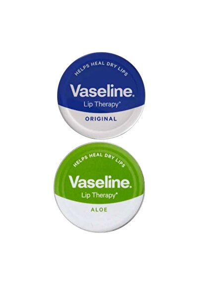 Vasline Two-piece set of Vaseline lip balm original 20g