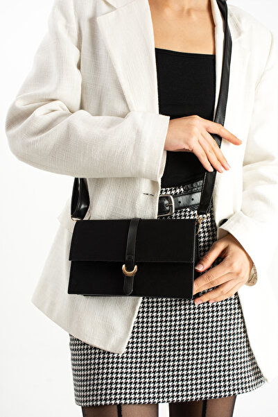 Adox Çanta ZERİ MODEL SİYAH KADIN EL VE OMUZ ÇANTASI