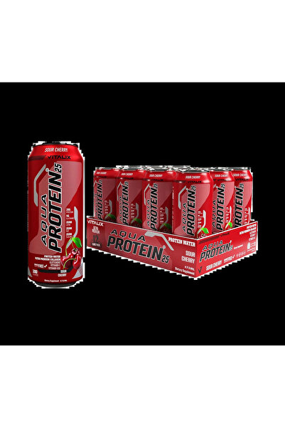 VİTALİX أكوا بروتين 25 بروتين ماء - نكهة الكرز الحامض