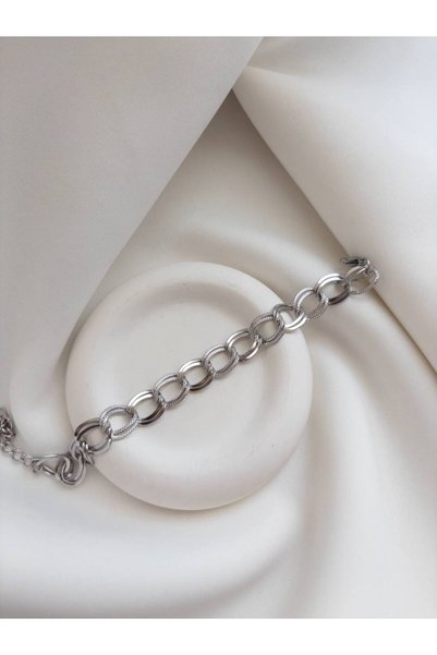 Minne Jewelry-Accessory Star Trek Steel Bracelet - Silver Color Steel Bracelet