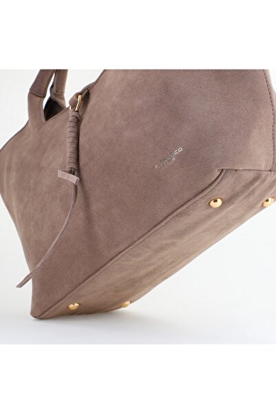 Flora&Co Paris Flora&amp;CO taupe leather casual women's bag