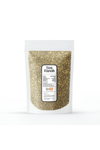 Spicehub Mix Sos Ranch, condiment 100% pentru sosuri cremoase, cartofi copti si wraps, 1 kg