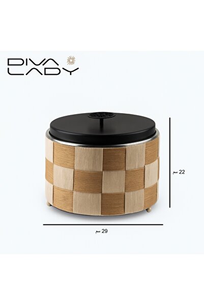 DIVA LADY 🍲 A luxurious 3-liter food container with a black stainless steel lid – modern elegance that preserves the flavor of your food! 🖤