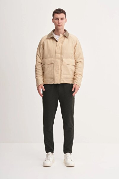 Cazador Premium Crinkle Kumaş Regular Fit Mont