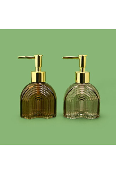 MATMEL Glass Liquid Soap Dispenser - Assorti - 8X14 cm