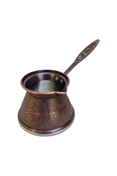 EHA Turkish Ottoman style kettle special for induction, 350 ml, Ø11.5xH8 cm - Antique copper