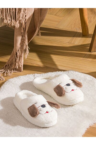 LC Waikiki Lcw Steps Animal Embroidered Women's House Slippers