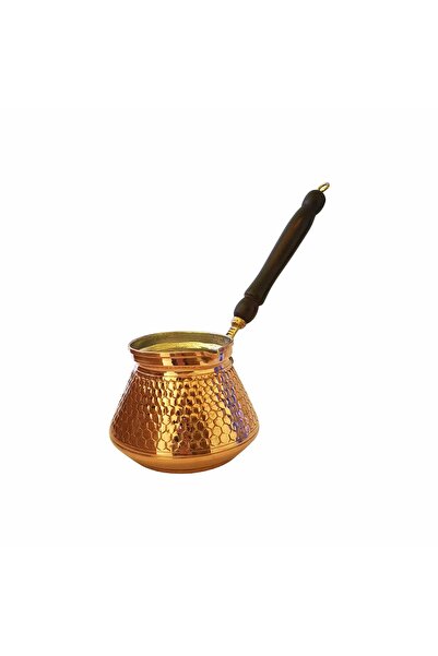 EHA Turkish copper kettle, hand embroidered with honeycomb pattern, EHA, 900 ml