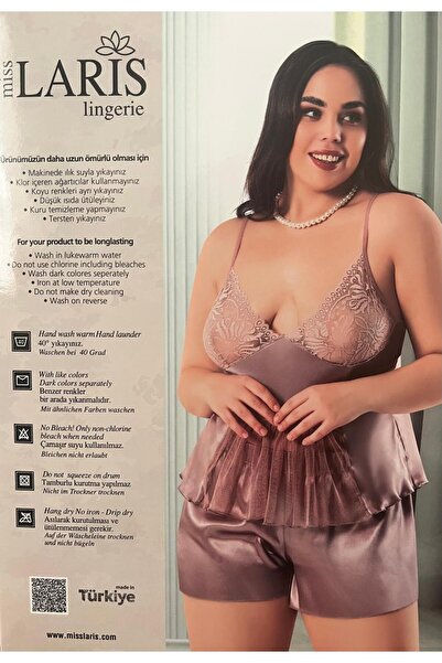 Miss Laris Lingerie kadın 2li fantazi gecelik takımı