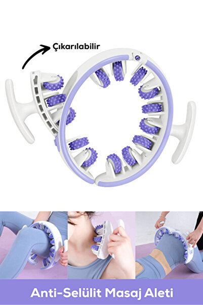 Hombak 360 °   جهاز تدليك مضاد للسيلوليت لشد الجسم - جهاز تدليك البطن والذراع...