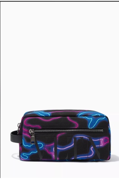 Valentino Garavani Multi-Colored Camouflage Patterned Bag