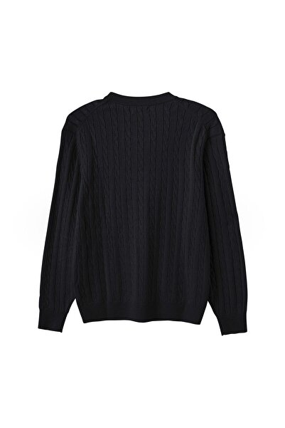 Giordano Men’s Cable Knit Crew Neck Long Sleeve Sweater