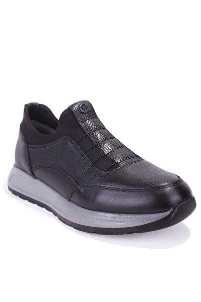 DAGOSTER Dma08-1990 Black Orthopedic Daily Men's Leather Shoes